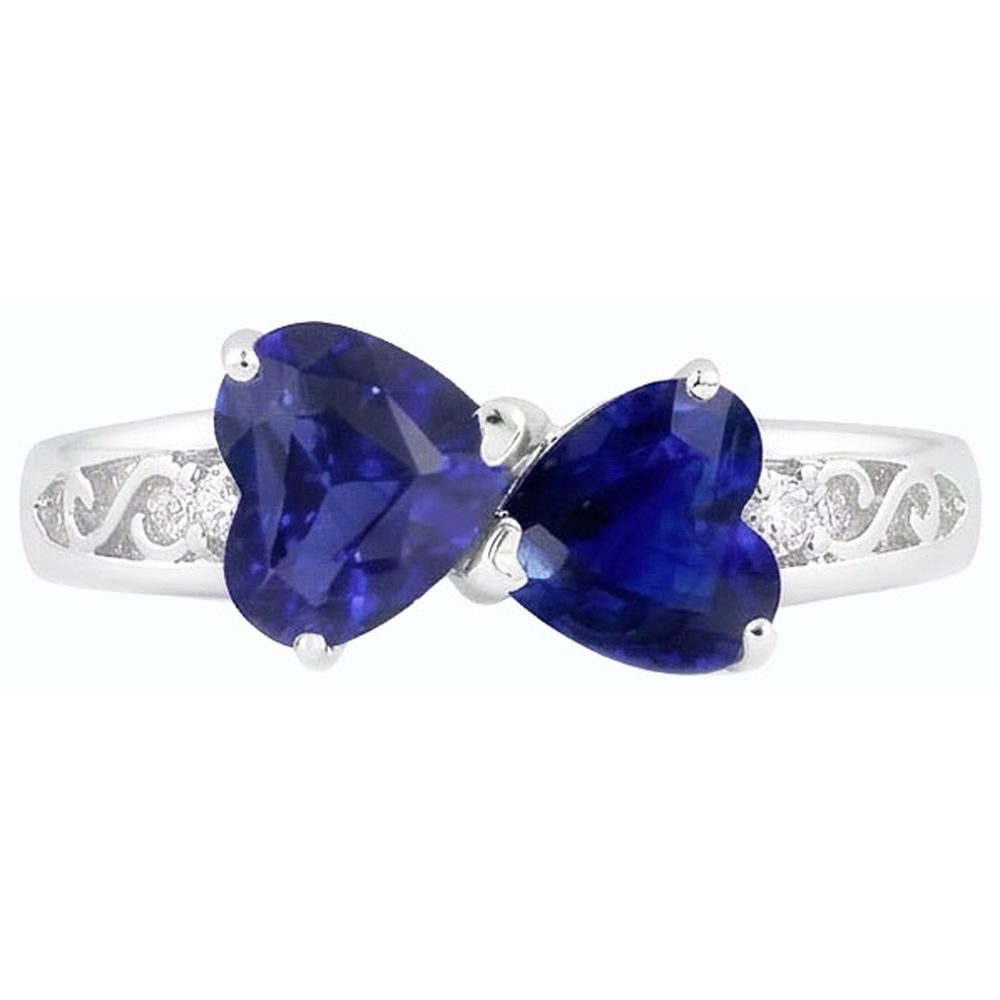 vero round diamante 2.25carati anello angolo laterale