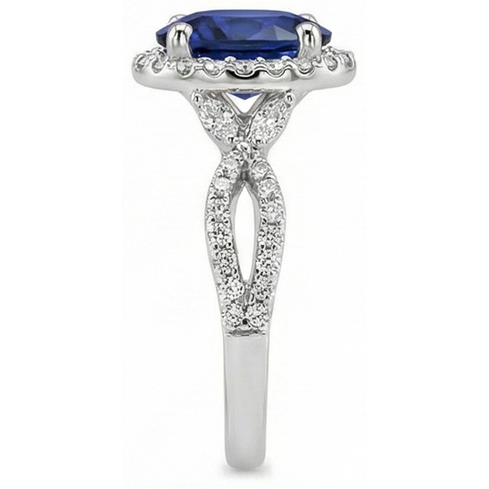 vero marquise diamante 5carati anello con accenti diamanti
