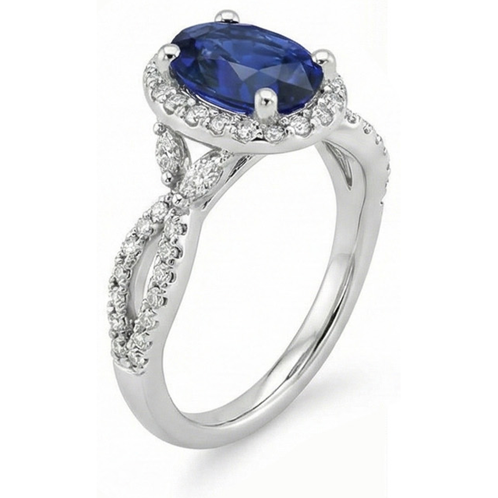 vero marquise diamante 5carati anello su bianco