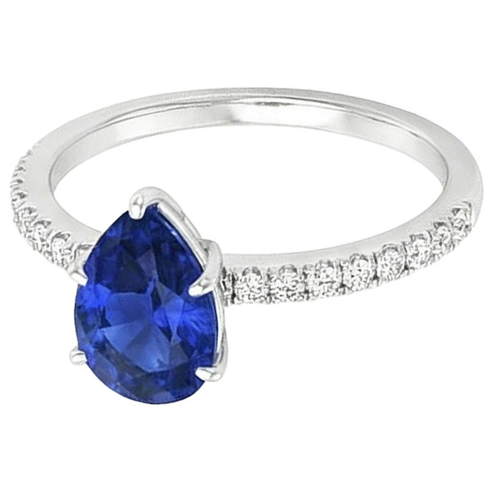 Anello Zaffiro Blu