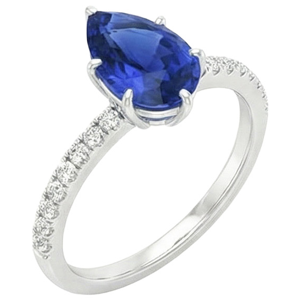 Anello Zaffiro Blu