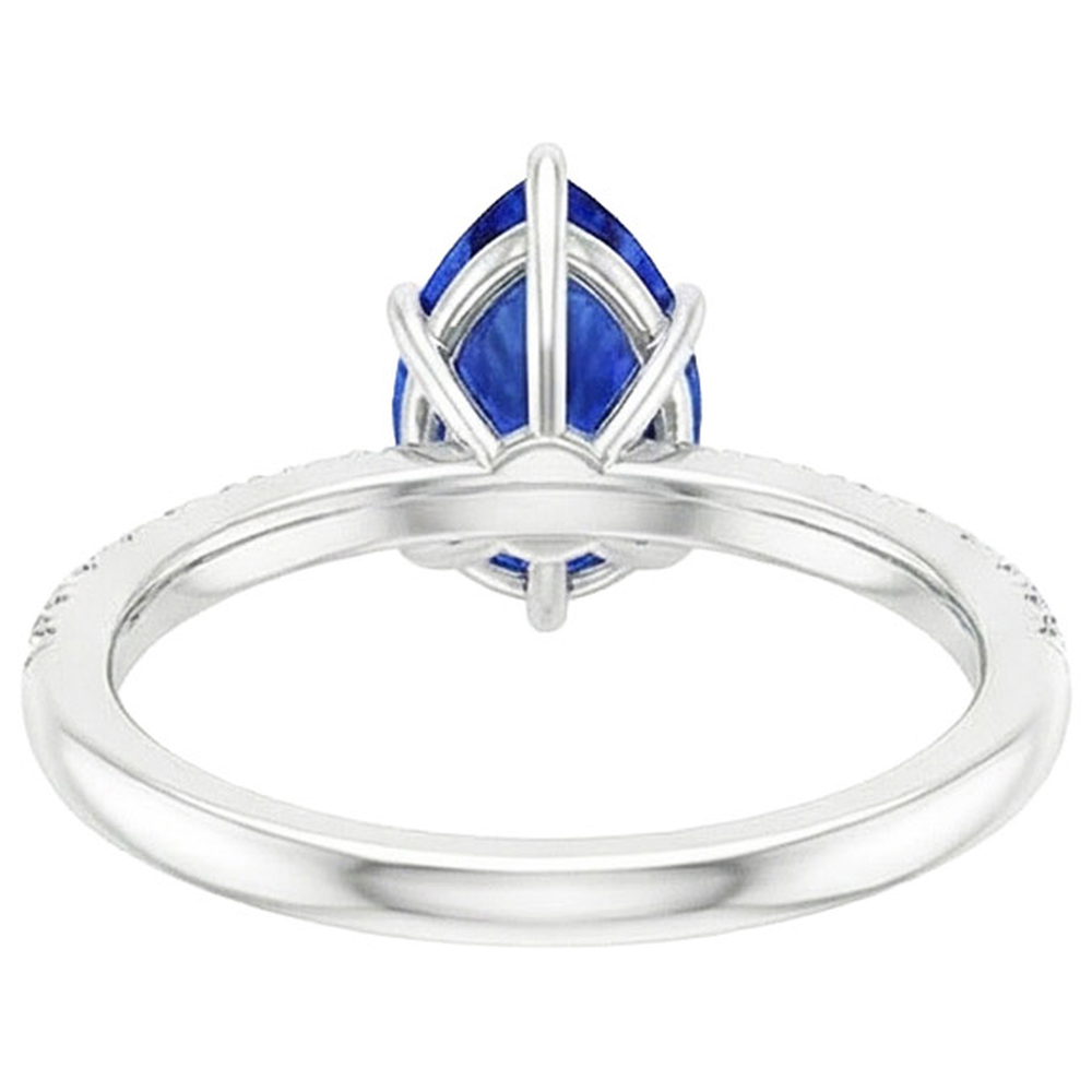 Anello Zaffiro Blu