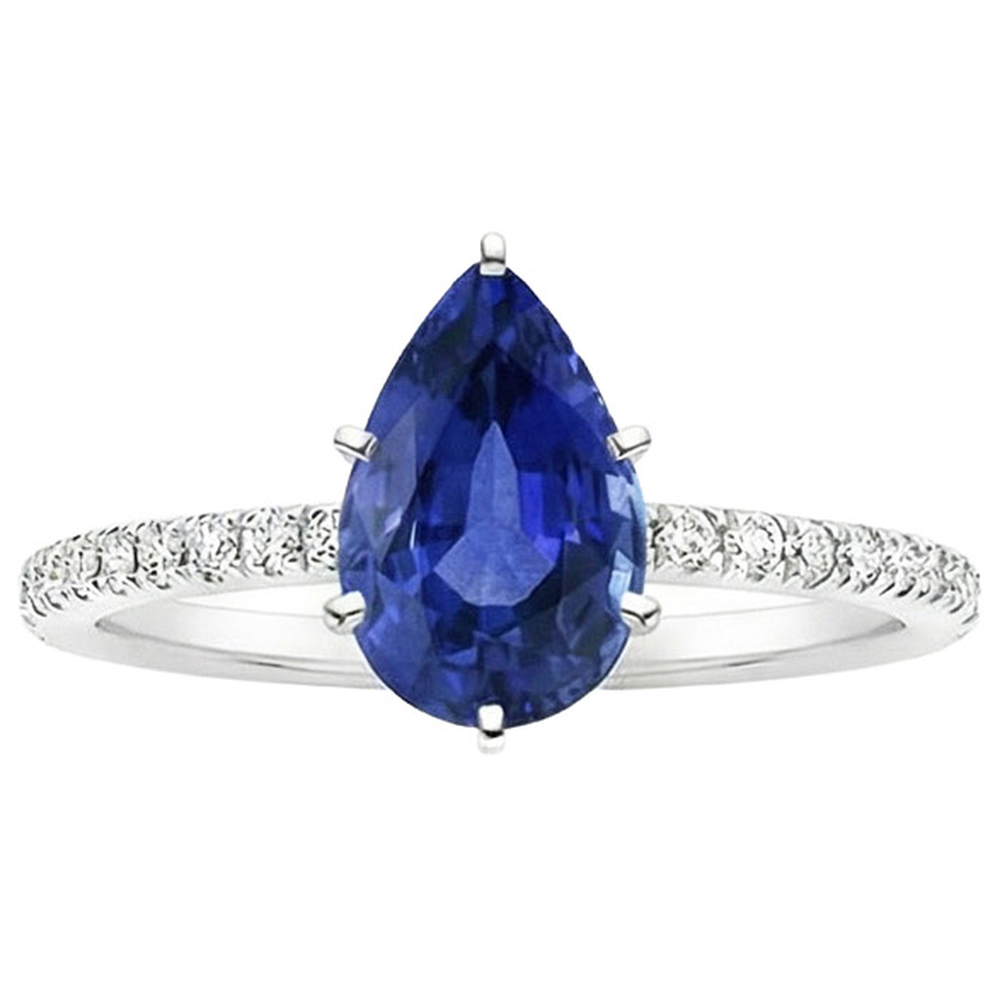 Anello Zaffiro Blu