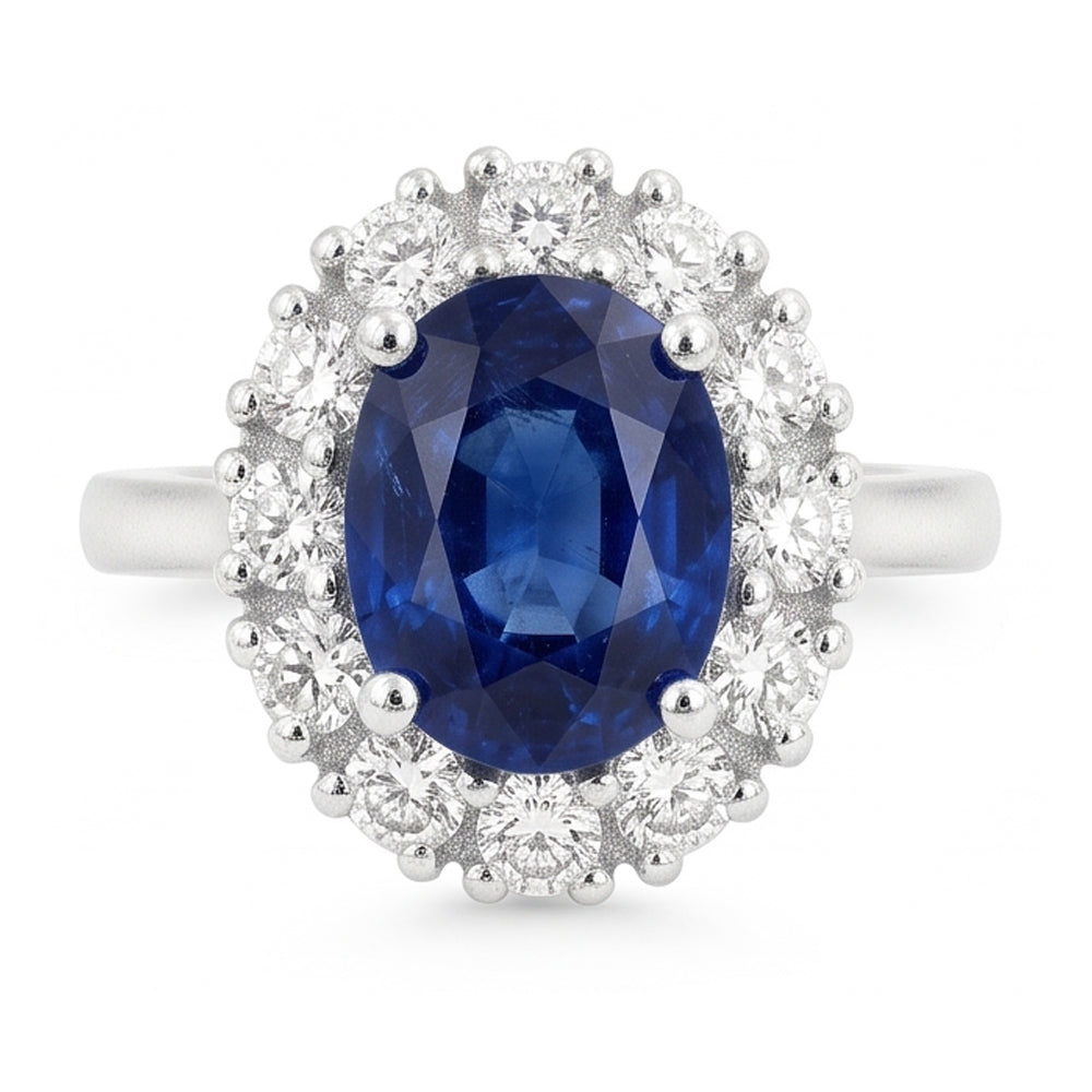 Anello Zaffiro Dello Sri Lanka