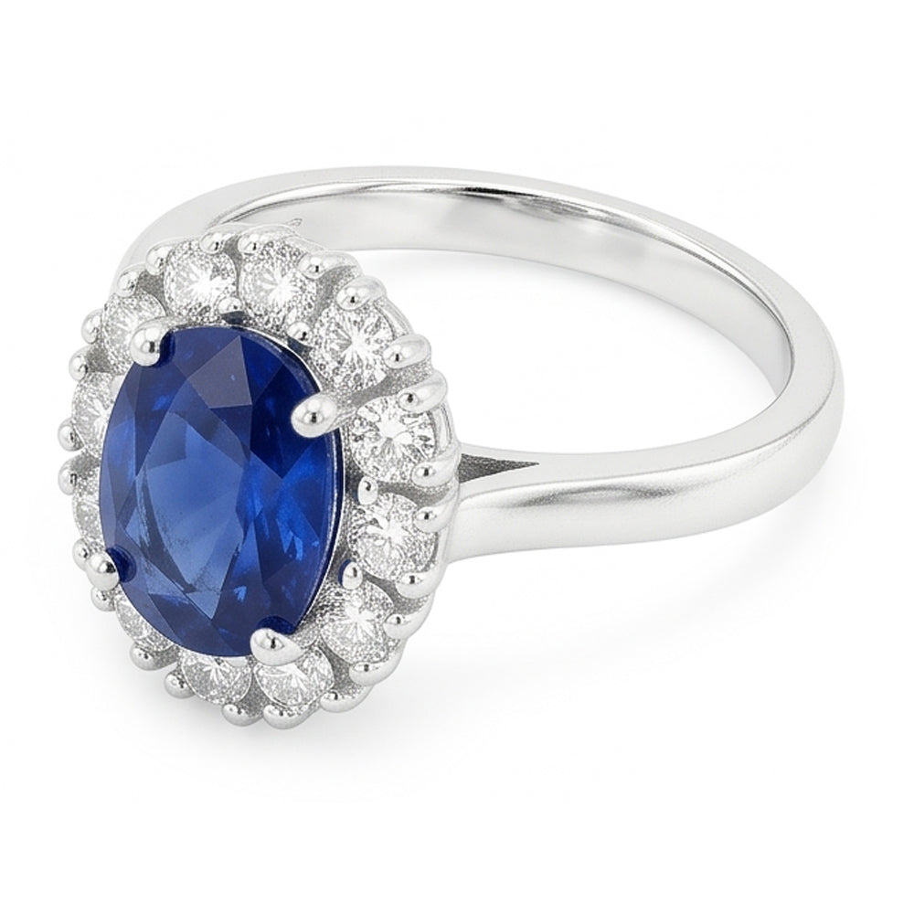 Anello Zaffiro Dello Sri Lanka