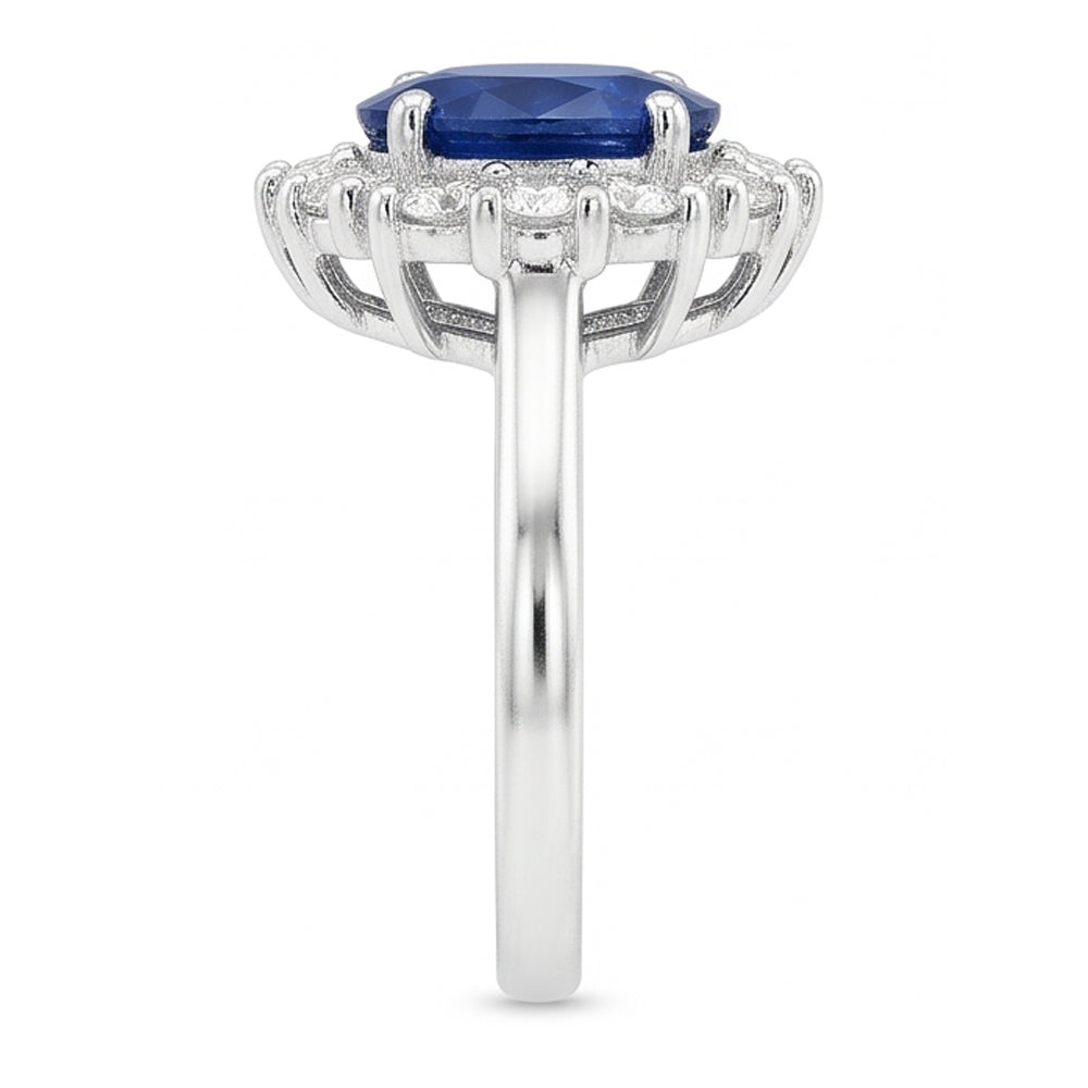 Anello Zaffiro Dello Sri Lanka