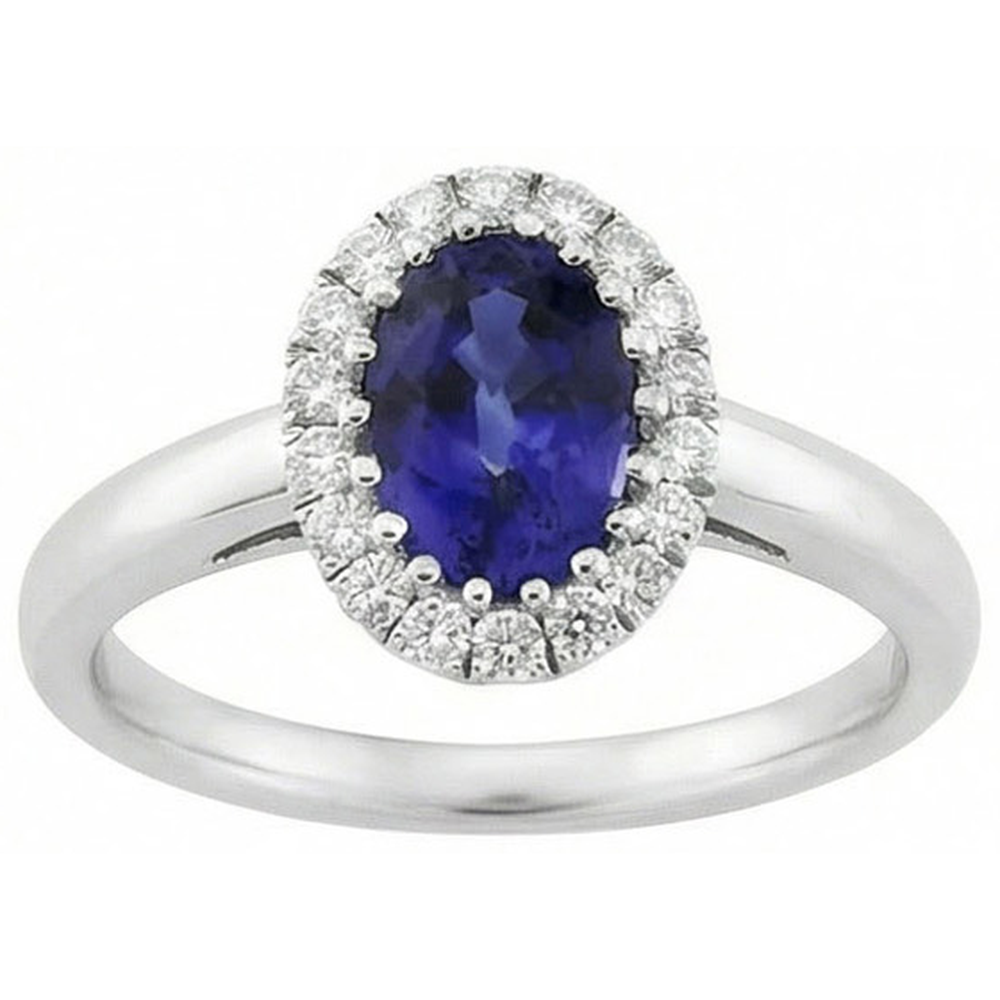 vero round diamante 2carati anello vista frontale