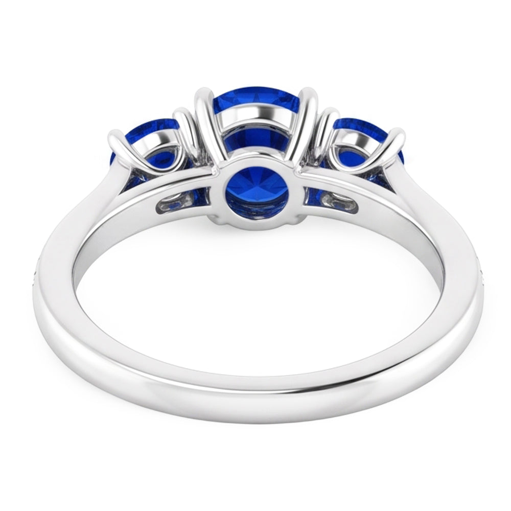 Anello Zaffiro Vero 1.10 Carati