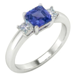 Anello Zaffiro Vero 1.50 Carati