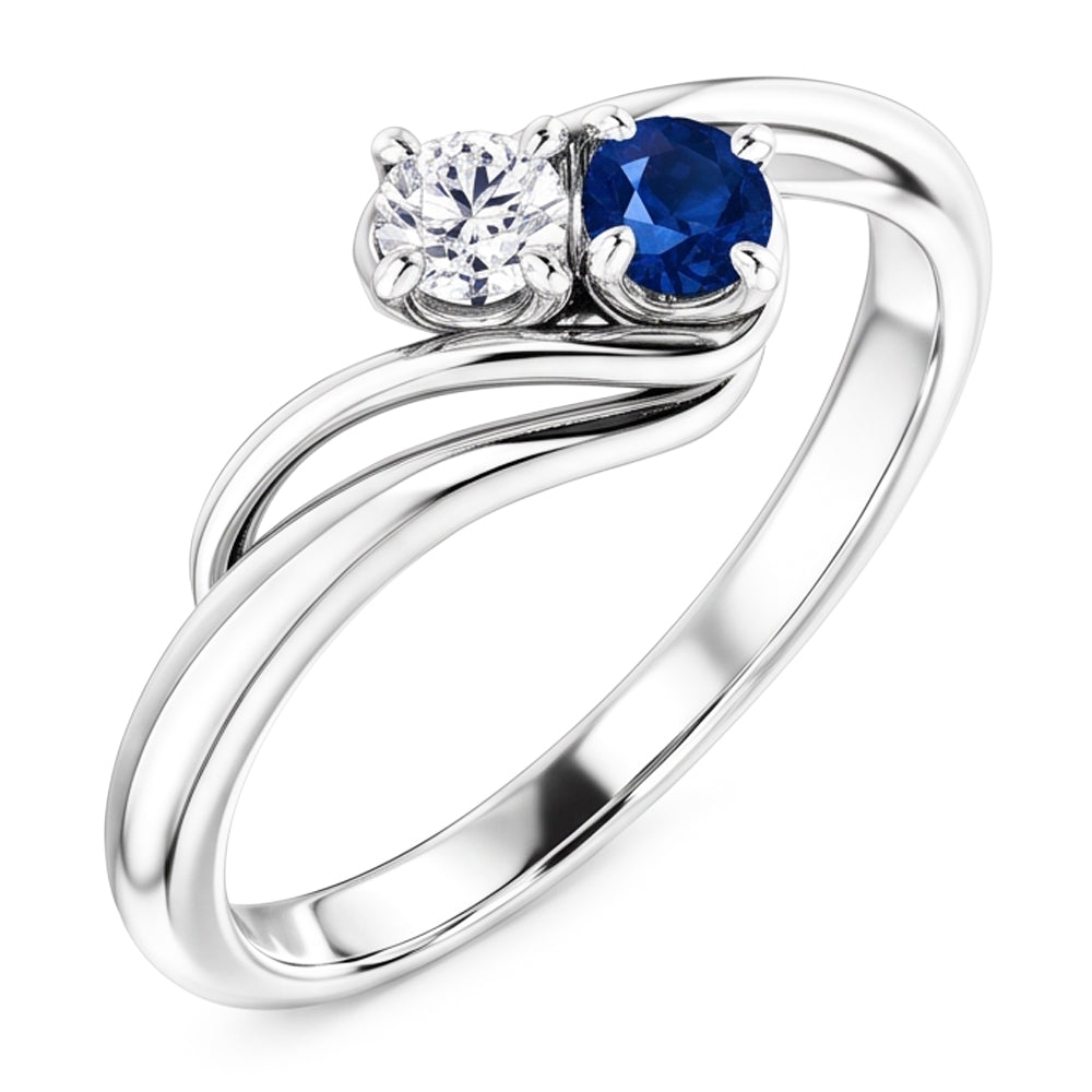 Anello Zaffiro Vero 1.50 Carati