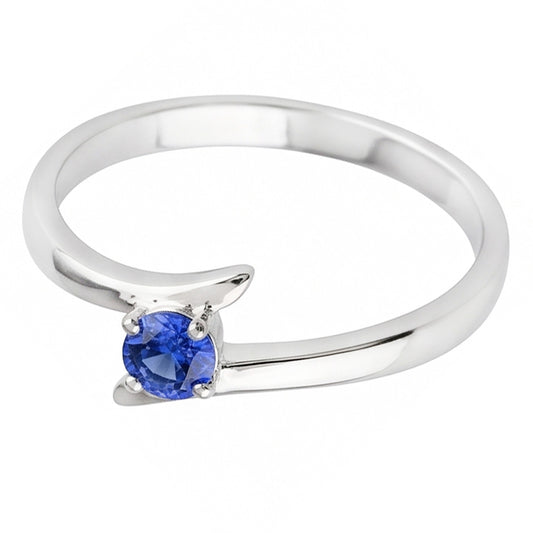 Anello Zaffiro Vero 1 Carati