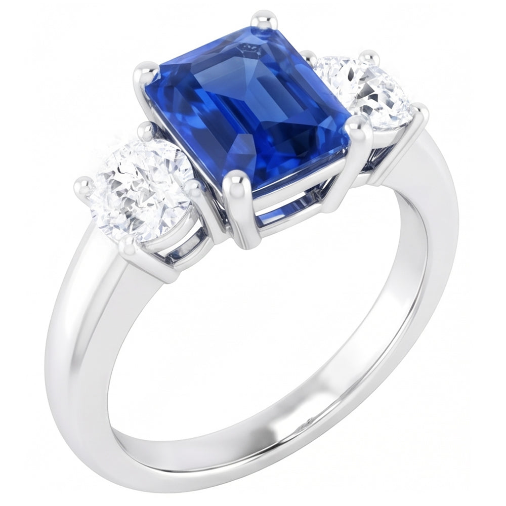 Anello Zaffiro Vero 2.50 Carati