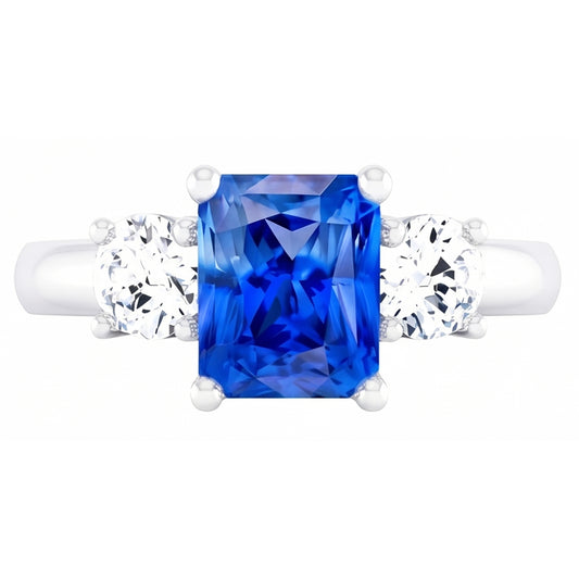 Anello Zaffiro Vero 2.50 Carati