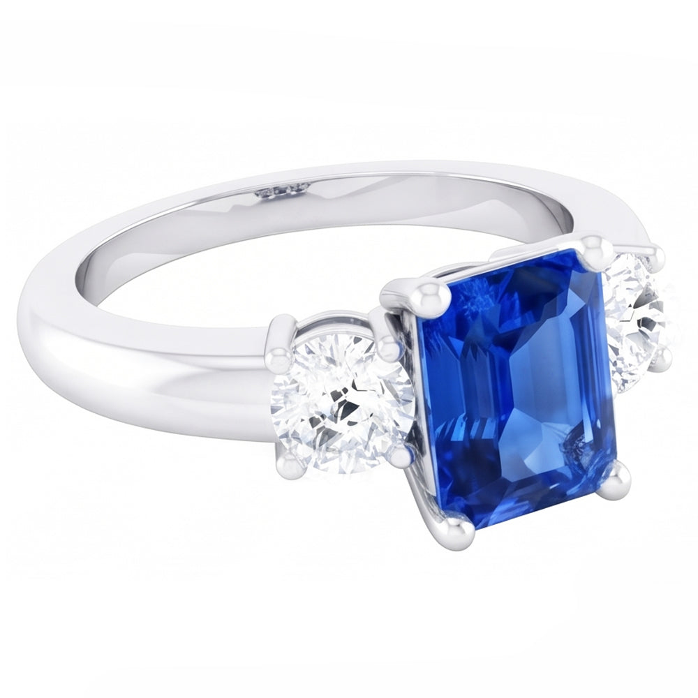 Anello Zaffiro Vero 2.50 Carati