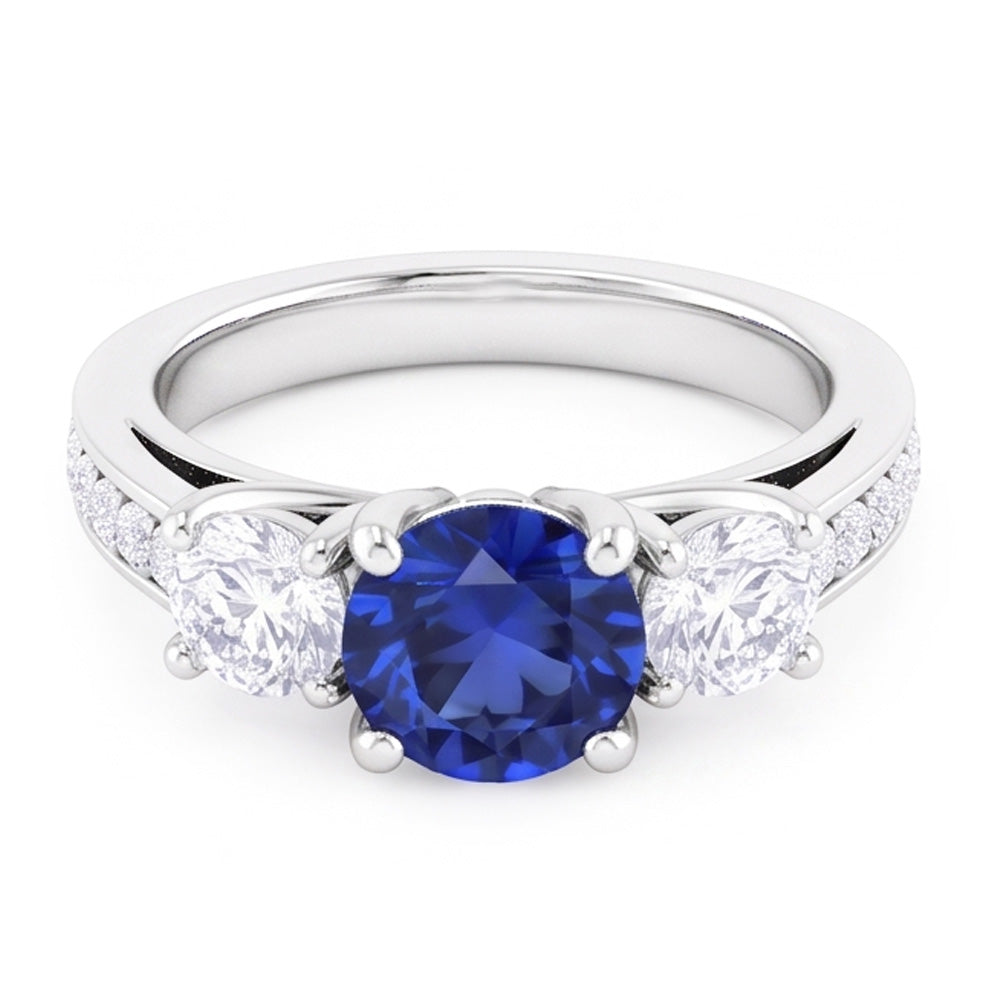 Anello Zaffiro Vero 2.50 Carati