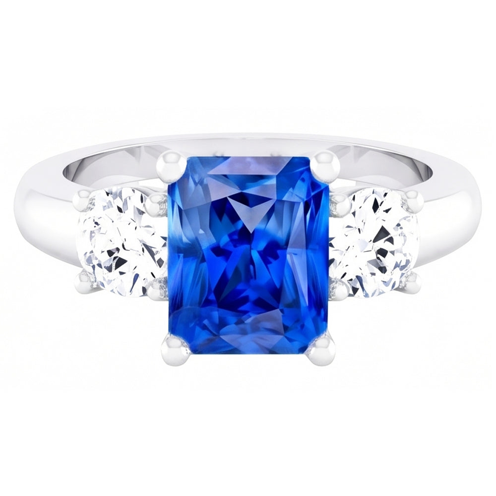 Anello Zaffiro Vero 2.50 Carati
