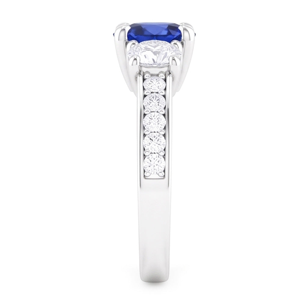 Anello Zaffiro Vero 2.50 Carati