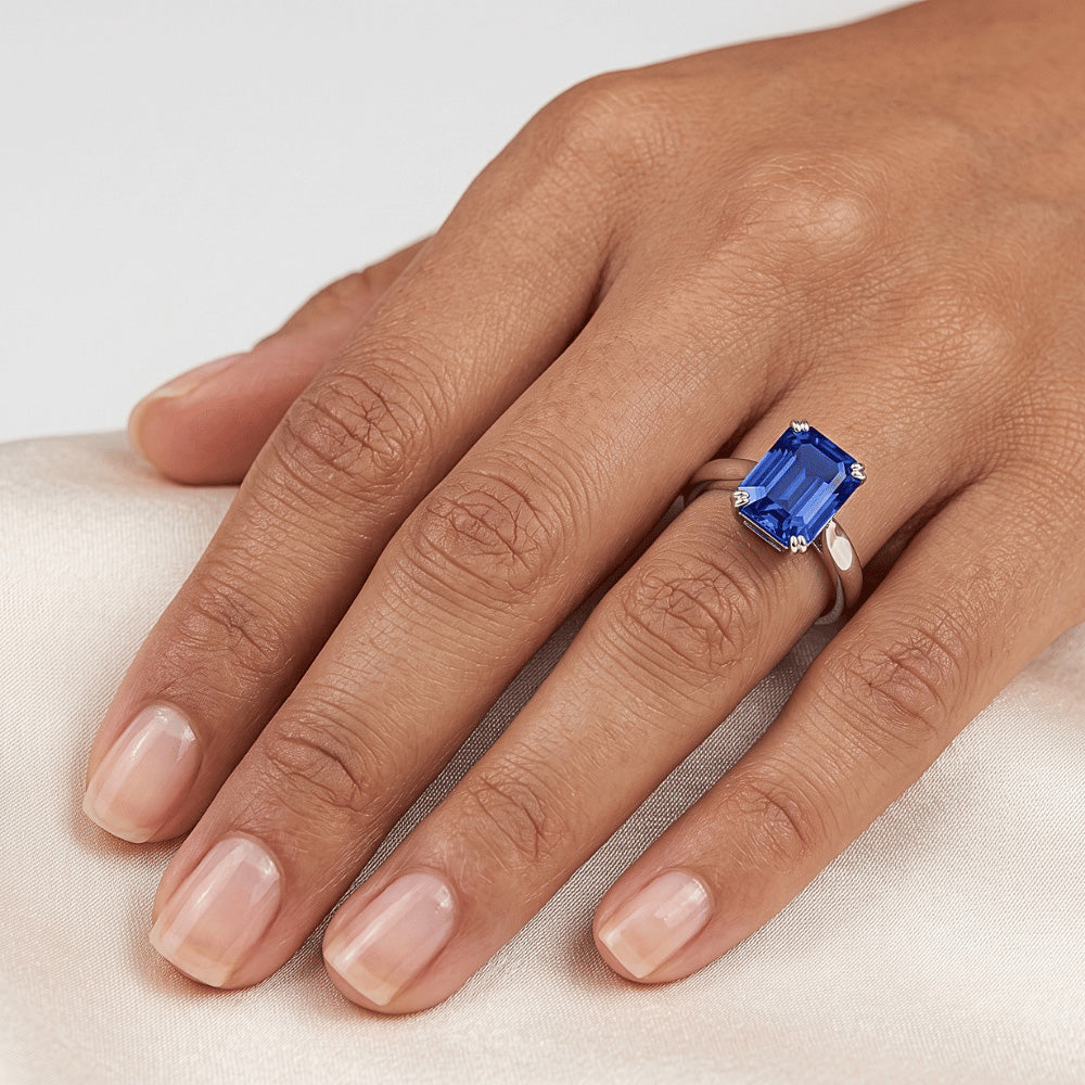 Anello Zaffiro Vero 2.50 Carati