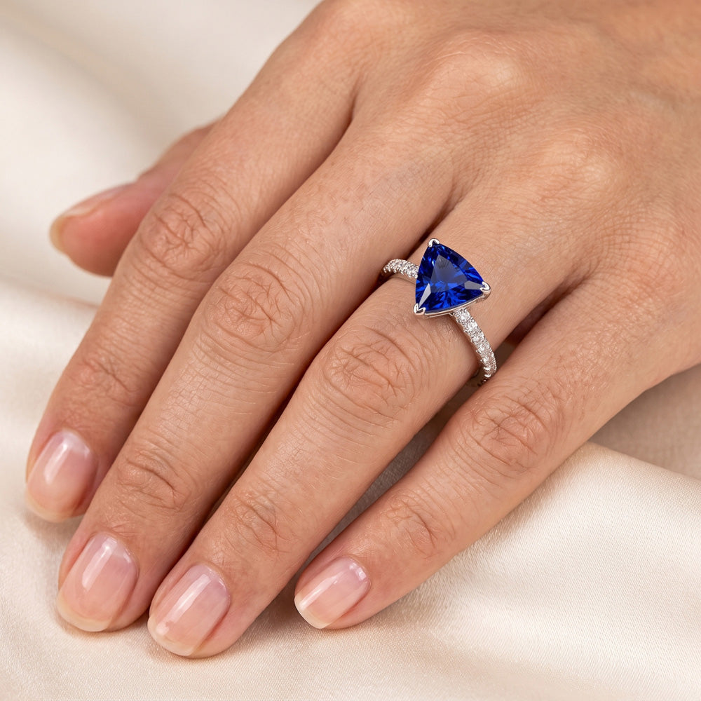Anello Zaffiro Vero 2.50 Carati
