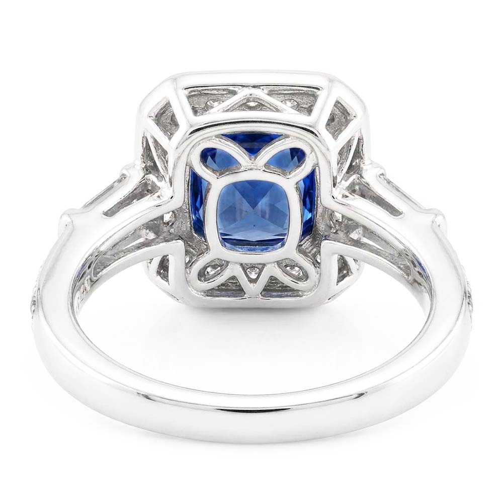 Anello Zaffiro Vero 2 Carati