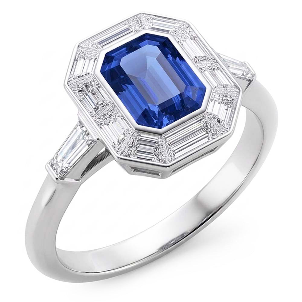 Anello Zaffiro Vero 3.50 Carati