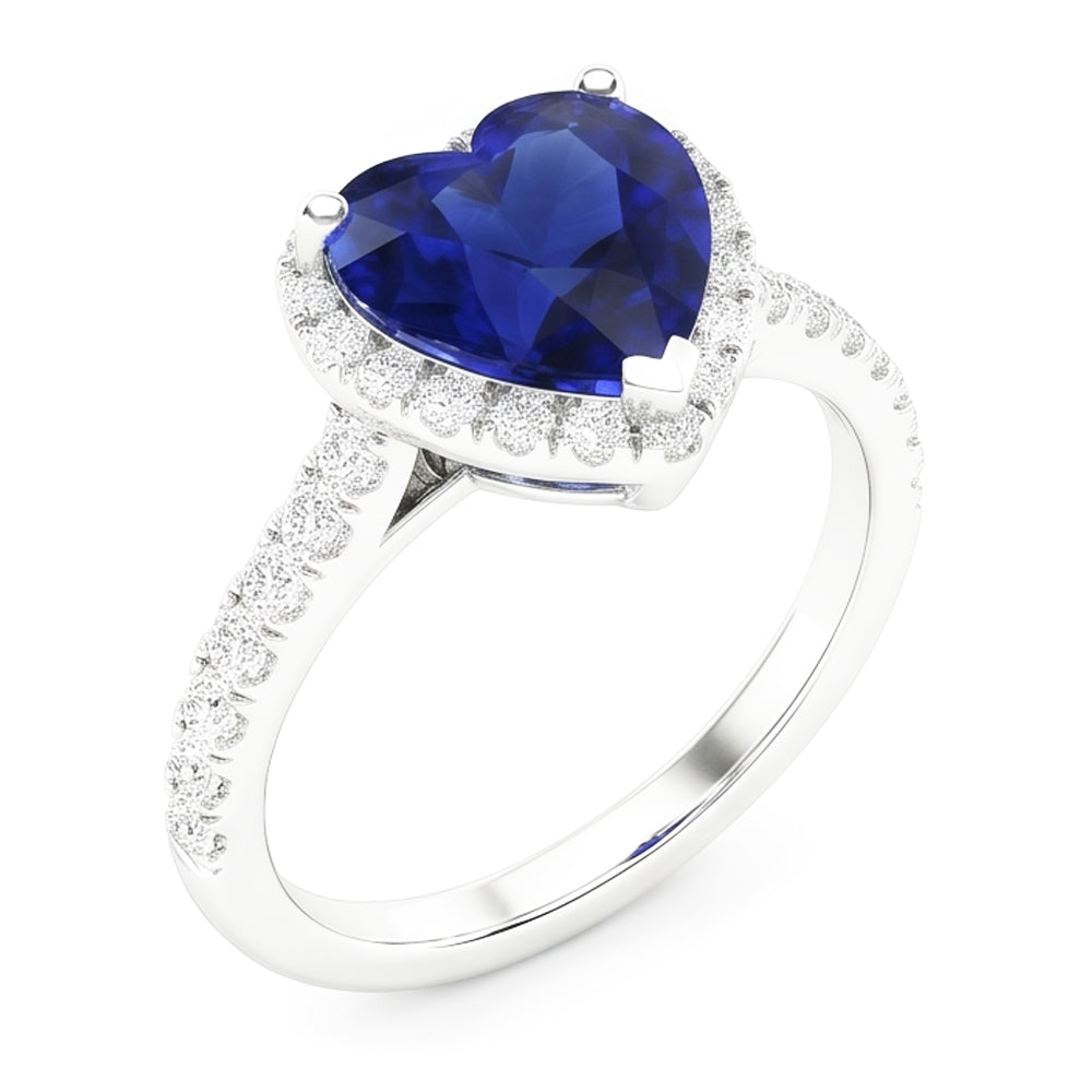 Anello Zaffiro Vero 3.50 Carati