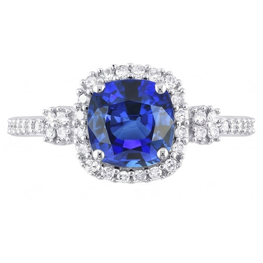 Anello Zaffiro Vero 3.50 Carati