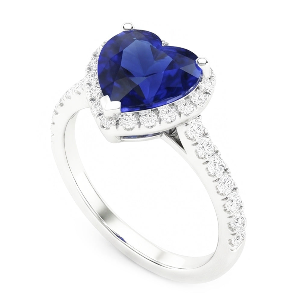 Anello Zaffiro Vero 3.50 Carati