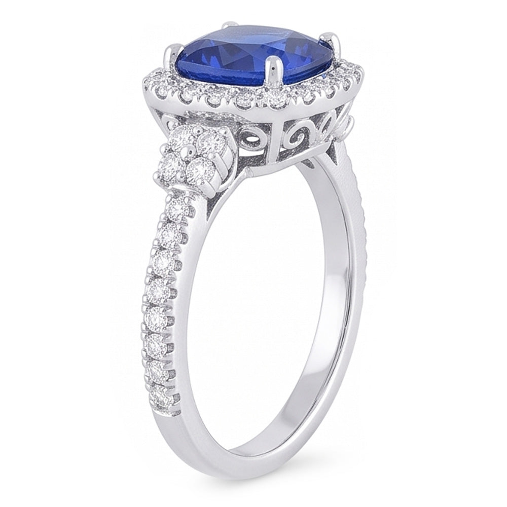 Anello Zaffiro Vero 3.50 Carati