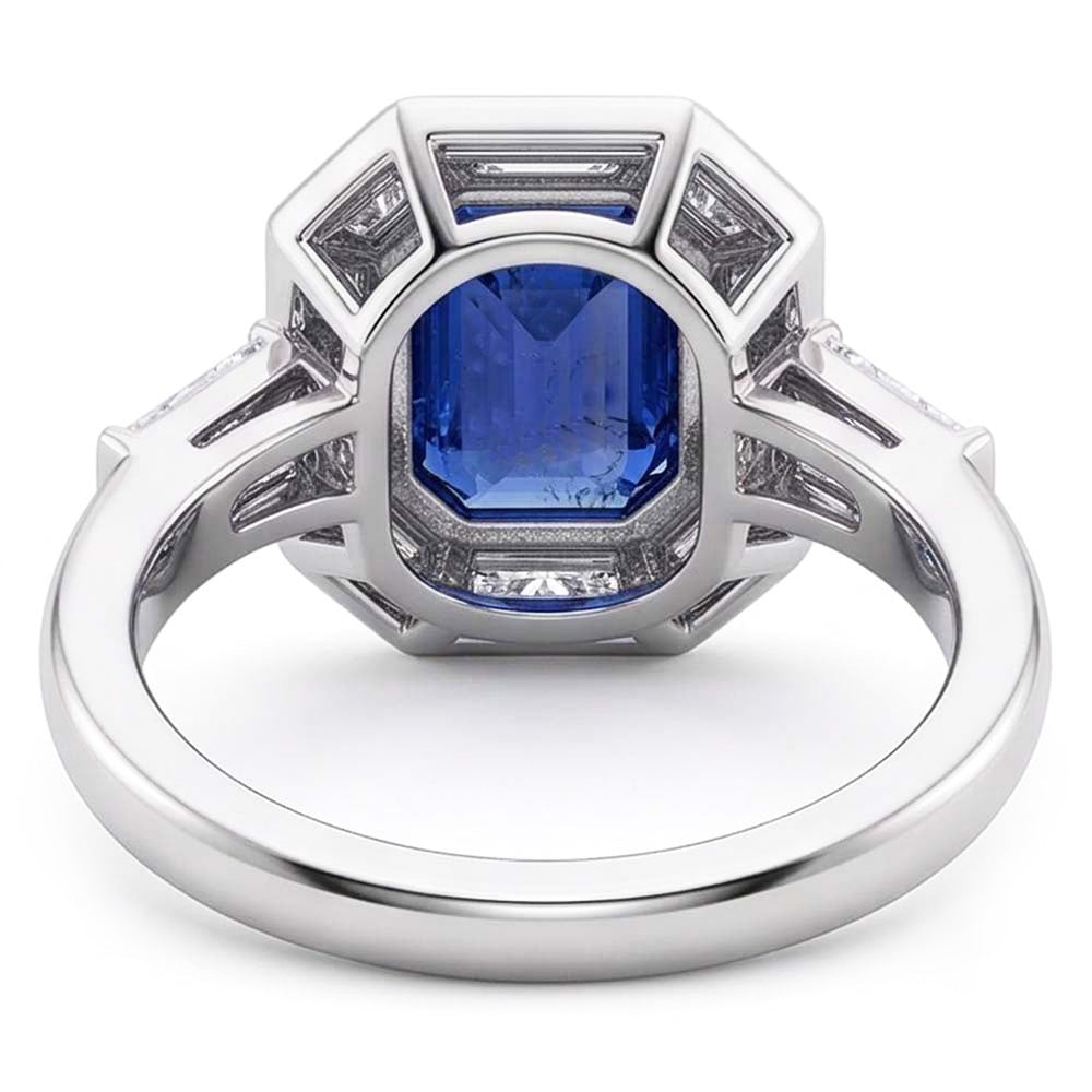 Anello Zaffiro Vero 3.50 Carati
