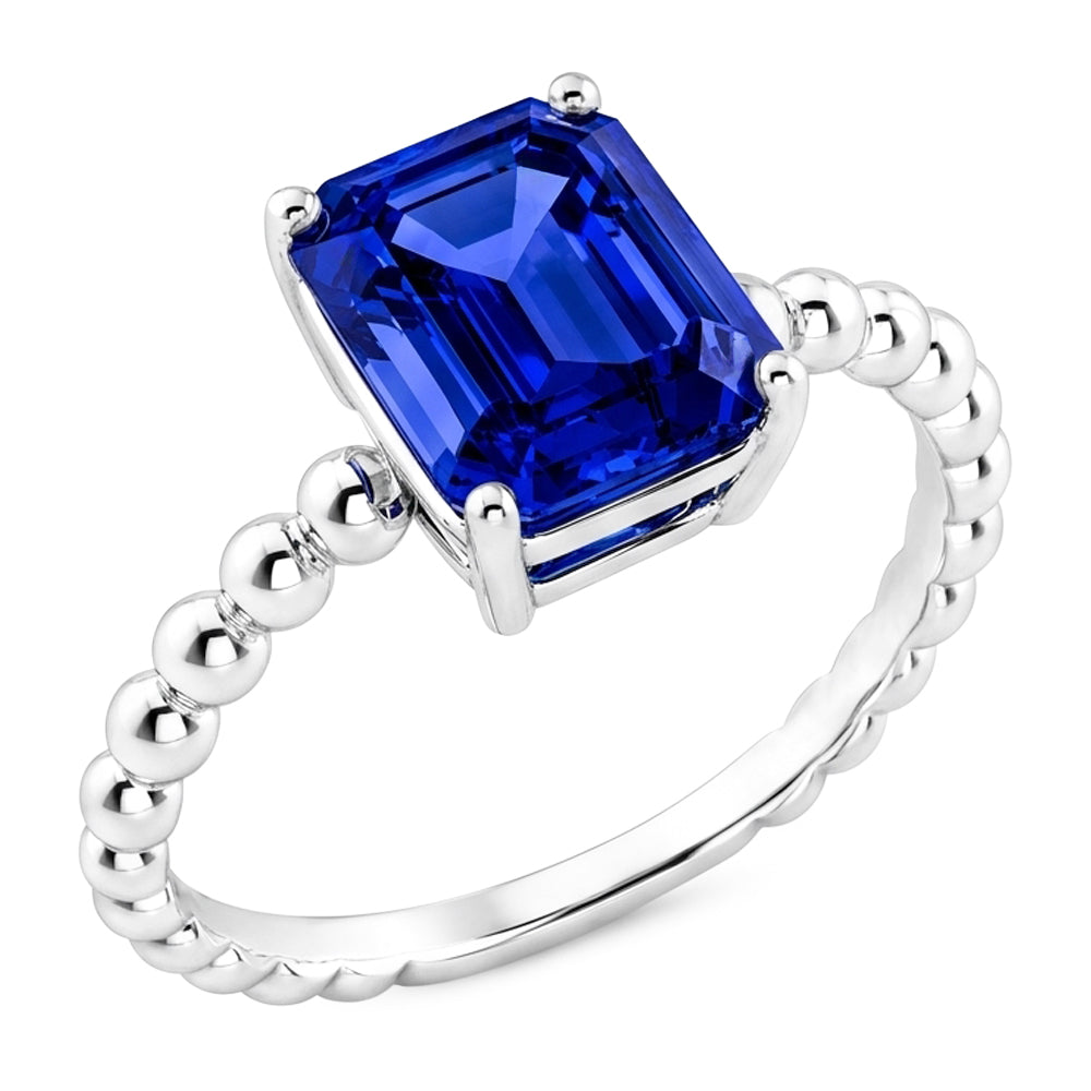 Anello Zaffiro Vero 3 Carati