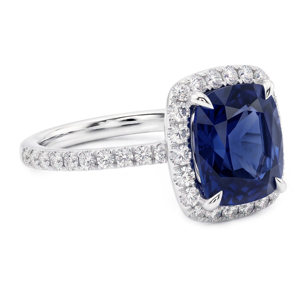Anello Zaffiro Vero 3 Carati