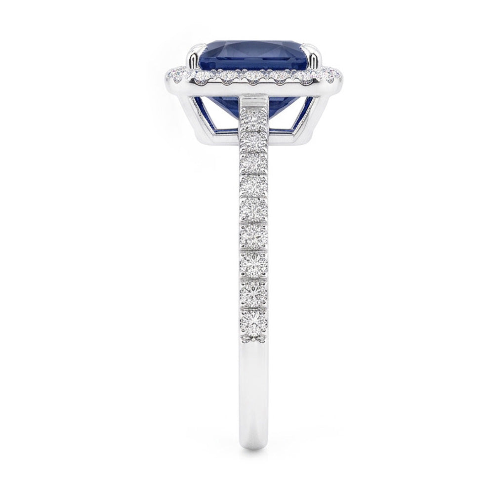 Anello Zaffiro Vero 3 Carati