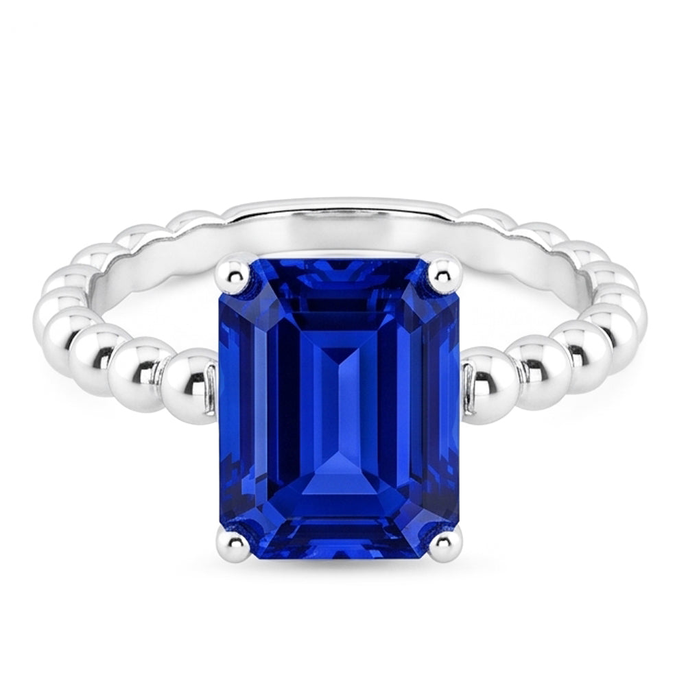 Anello Zaffiro Vero 3 Carati