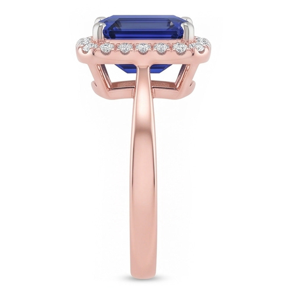 Anello Zaffiro Vero 3 Carati