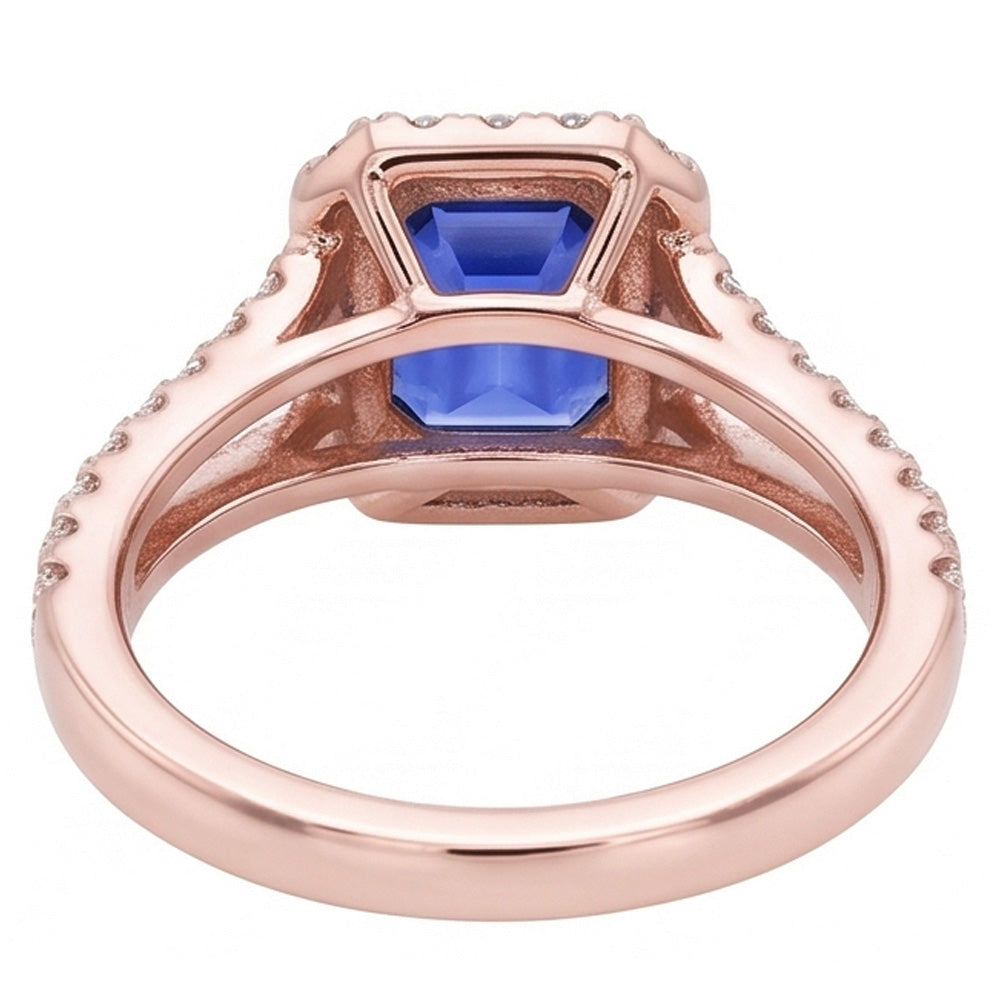 Anello Zaffiro Vero 3 Carati