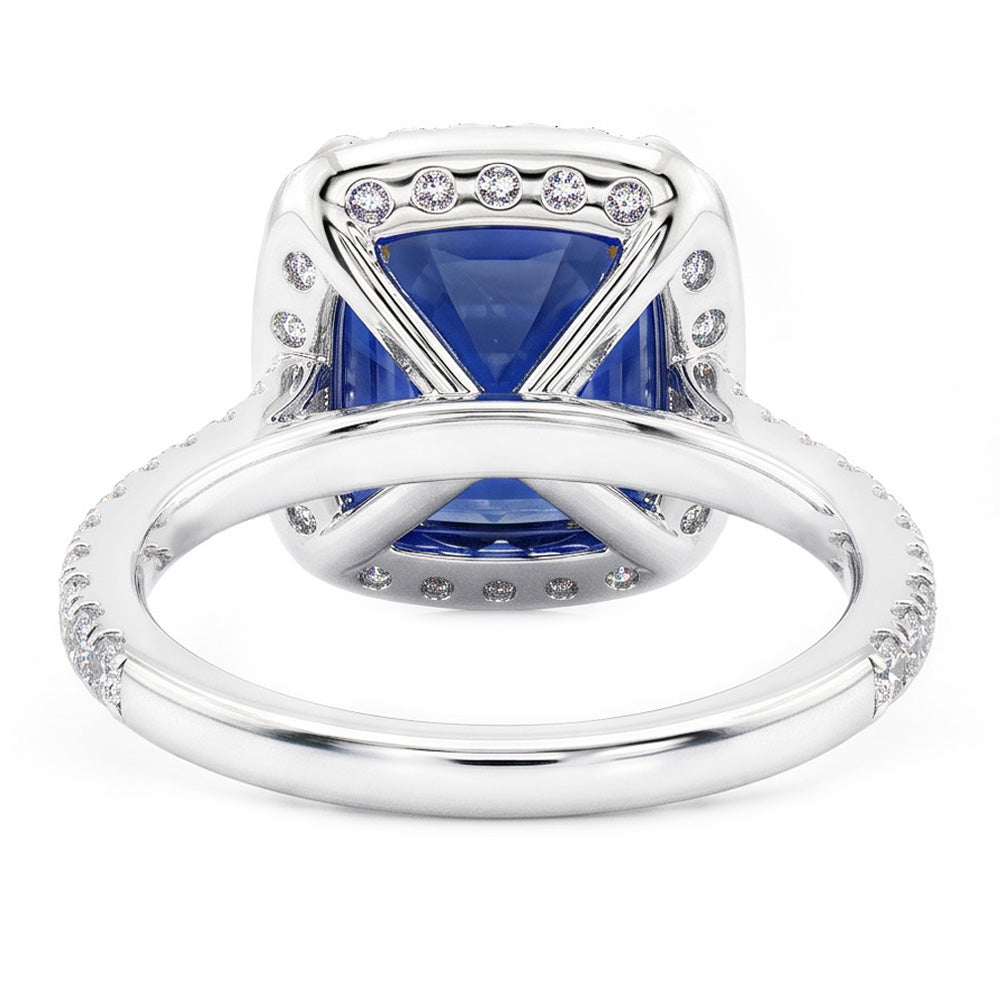 Anello Zaffiro Vero 3 Carati