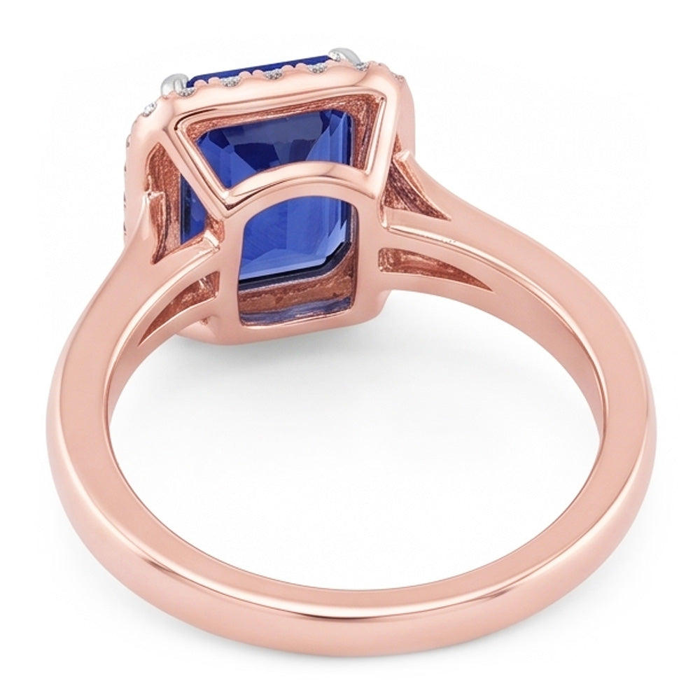 Anello Zaffiro Vero 3 Carati