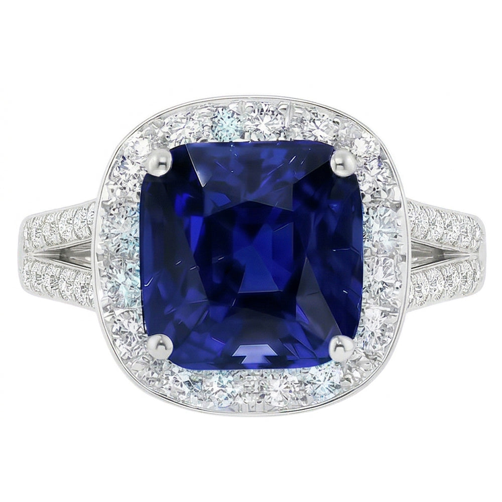 Anello Zaffiro Vero 4.50 Carati
