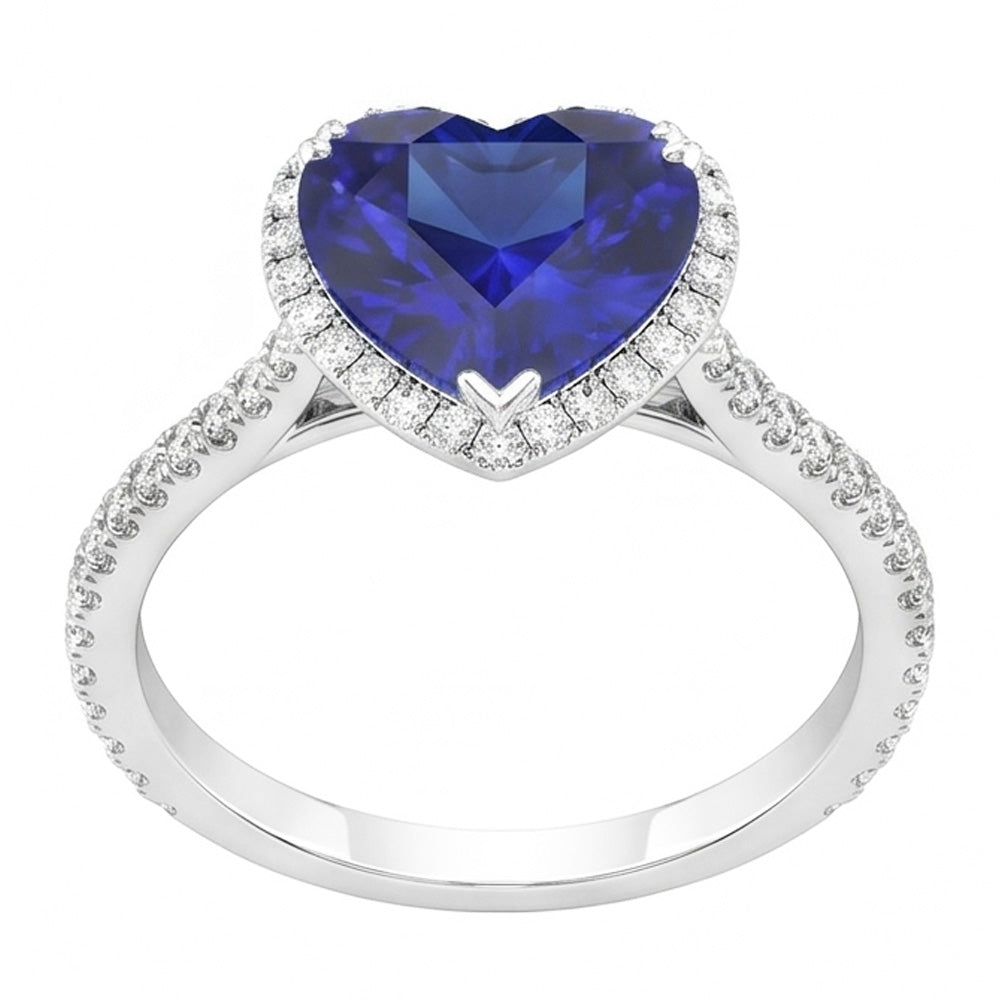 Anello Zaffiro Vero 4.50 Carati