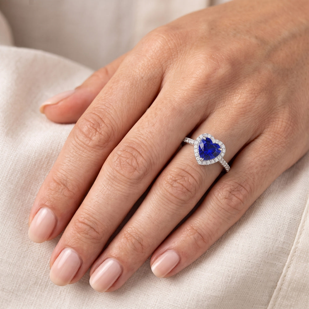 Anello Zaffiro Vero 4.50 Carati