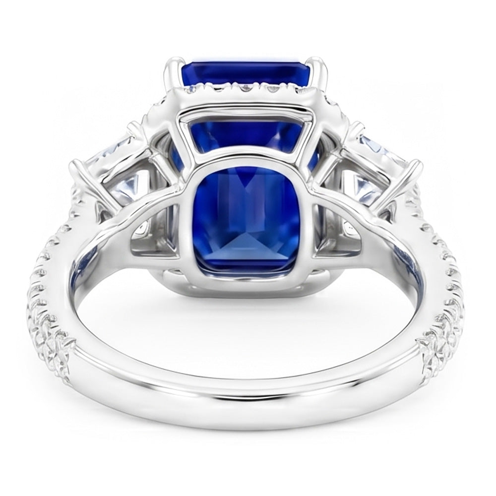 Anello Zaffiro Vero 6 Carati