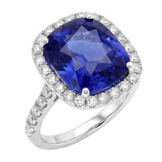 Anello Zaffiro Vero 9.75 Carati