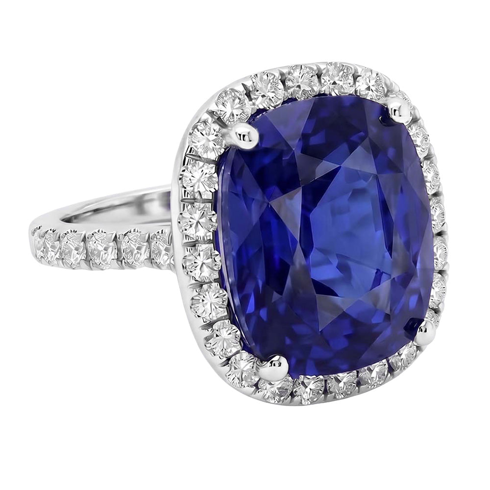 Anello Zaffiro Vero 9.75 Carati