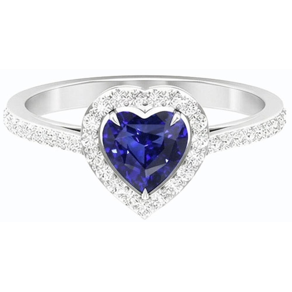 vero heart diamante 2.50carati anello dettaglio ravvicinato