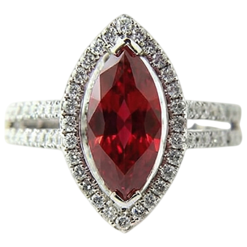 vero round diamante 4.50carati anello vista frontale