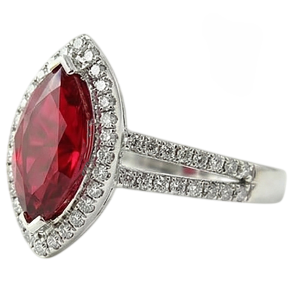 vero round diamante 4.50carati anello dettaglio ravvicinato