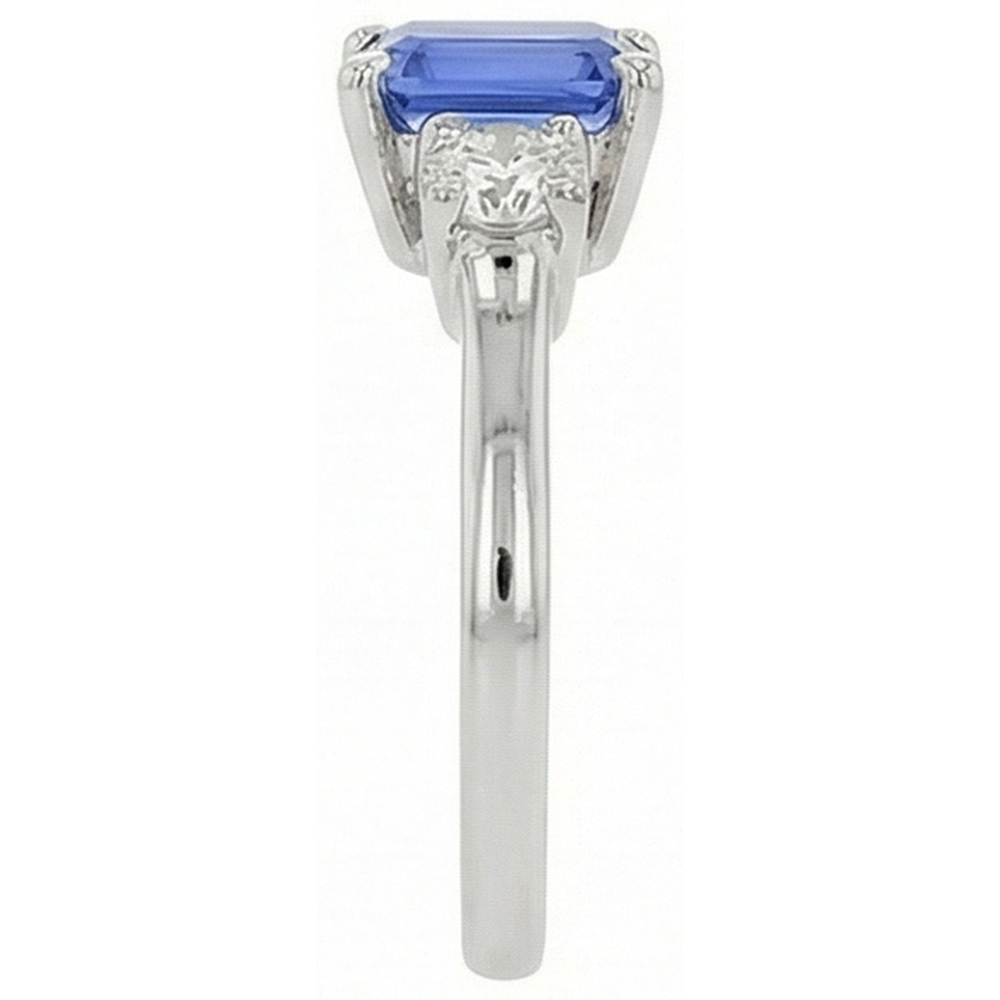 vero round diamante 2.50carati anello vista dall'alto