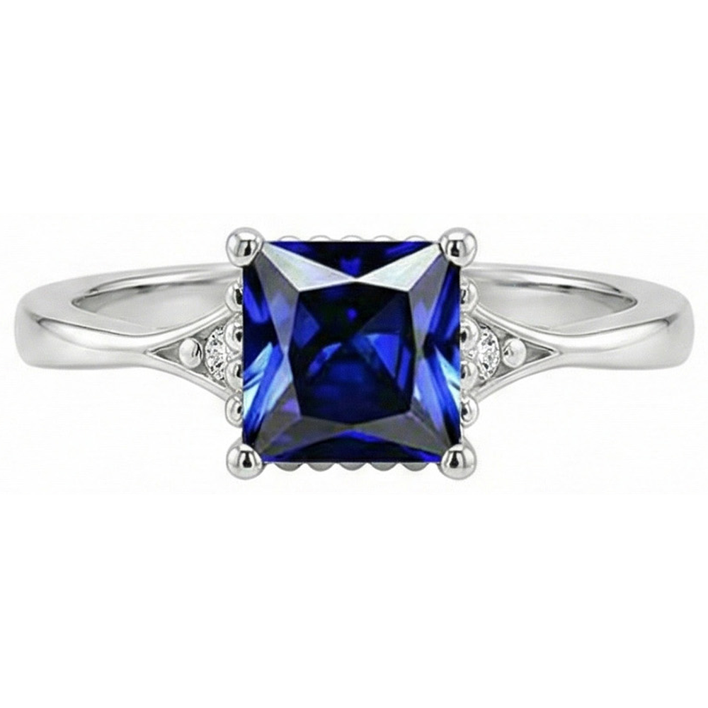 vero round diamante 3.75carati anello dettaglio ravvicinato