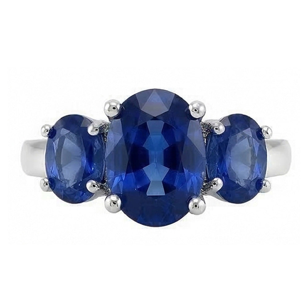 vero oval diamante 4carati anello angolo laterale